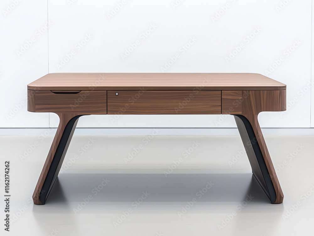 Desk Designed with Integrated USB Ports for Modern Needs