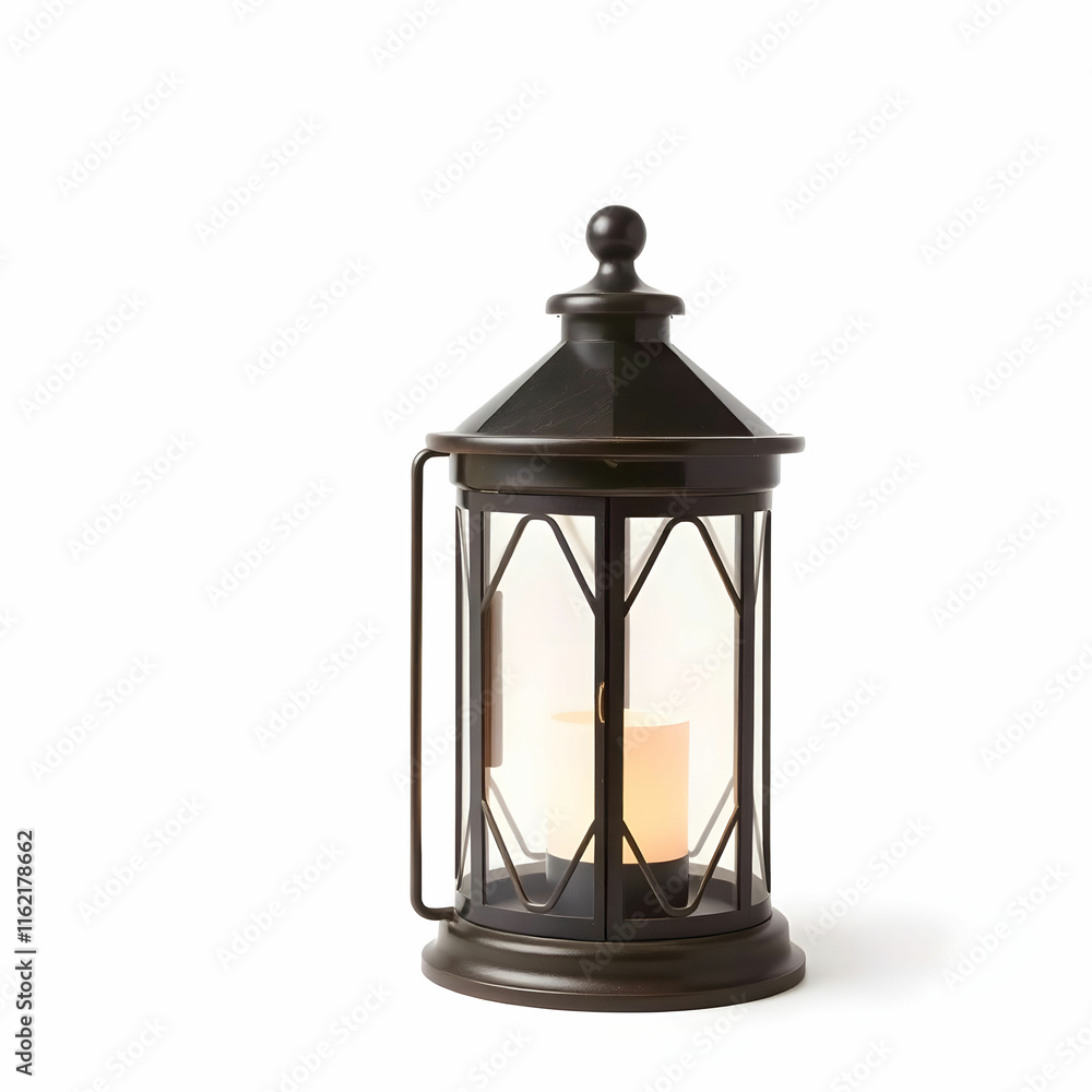 Lantern Back Left Side Isolated In White Background Lantern Back Left Side Isolated In White Background
