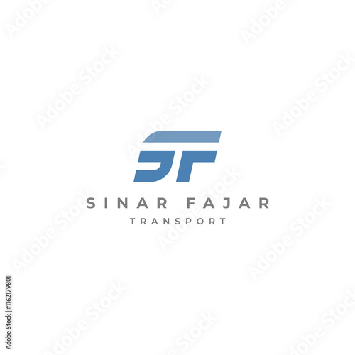 SF Letter Logo design template