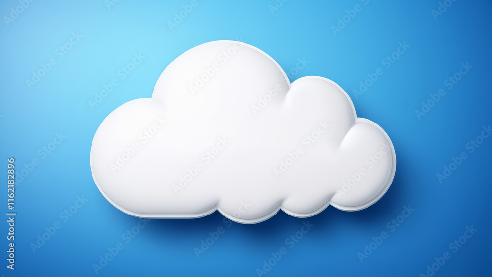 white cloud on blue background white cloud on blue background