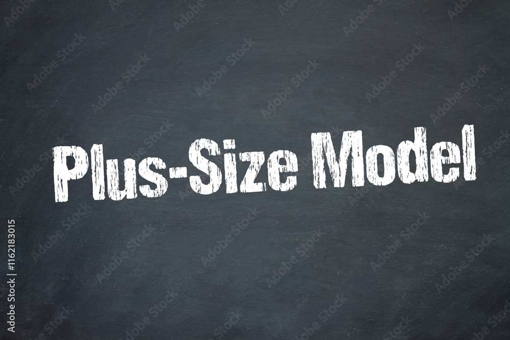 Obraz premium Plus-Size Model 