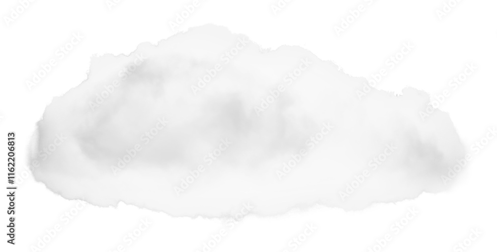 Cloud formation in nature sky, isolated on transparent background Cloud formation in nature sky, isolated on transparent background