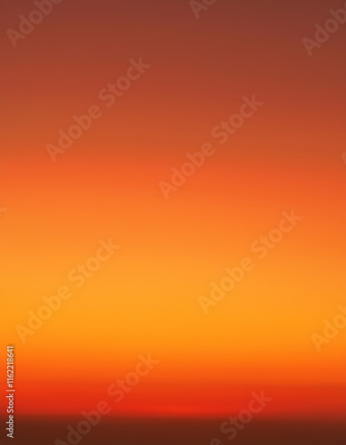 Fiery Sunset Sky Gradient Background  Orange  Red  and Brown Hues for Design