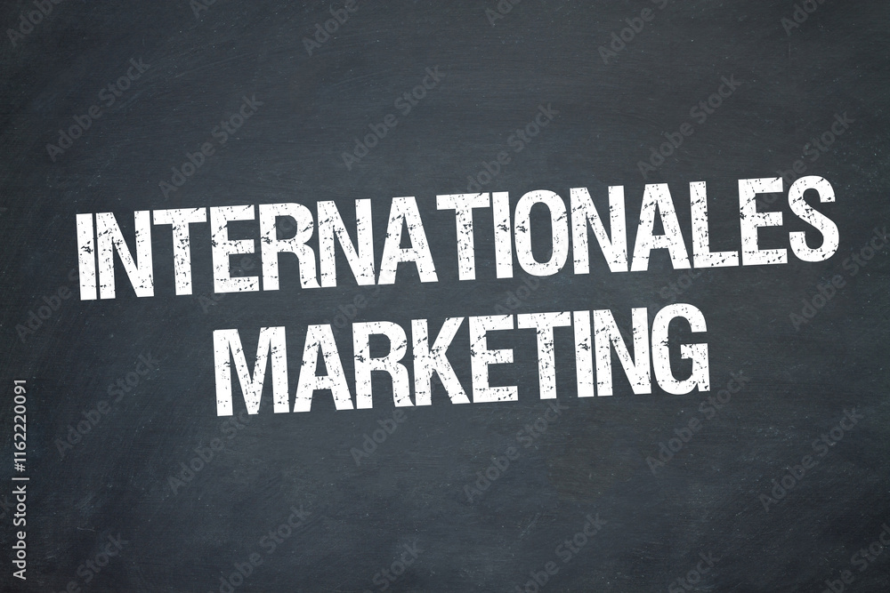 Fototapeta premium Internationales Marketing 
