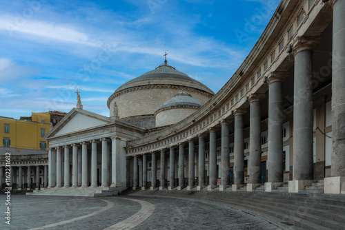 Obraz na płótnie San Francesco di Paola in Naples w salonie