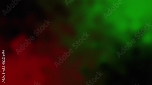 Red and Green Color Turbulence Video Animation