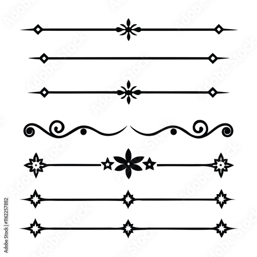 "Elegant Vector Ornaments for Creative Design"