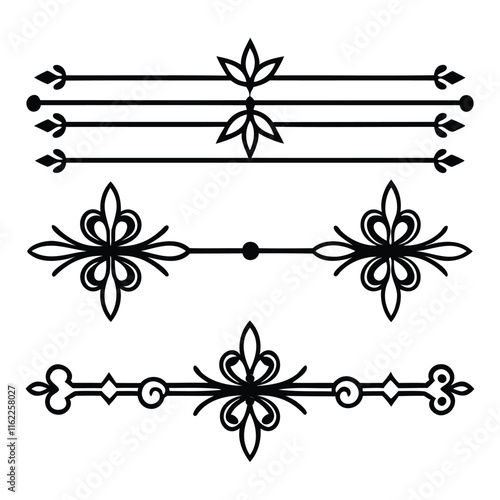 "Elegant Vector Ornaments for Creative Design"