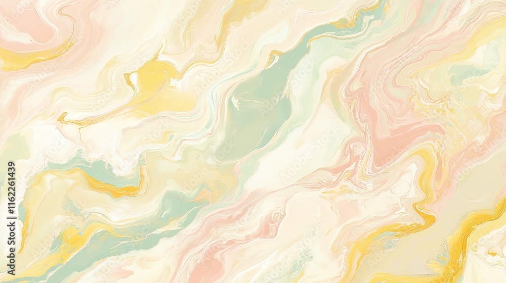 Abstract Pastel Swirl Painting Soft Hues Design Abstract Pastel Swirl Painting Soft Hues Design