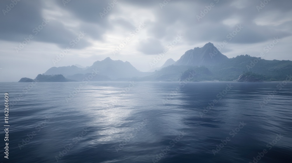 Immersive Coastal Waters with Subtle Lighting Immersive Coastal Waters with Subtle Lighting
