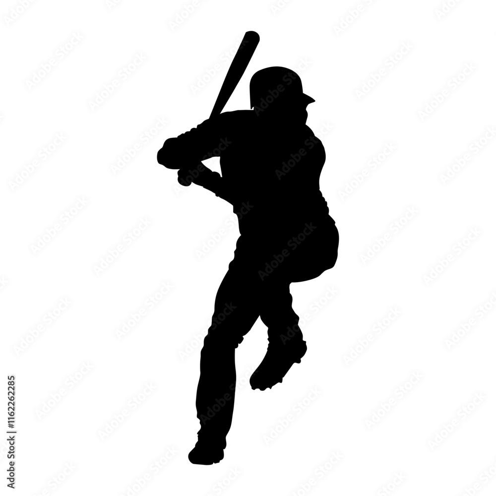 baseball player silhouette vector design illustrator baseball player silhouette vector design illustrator