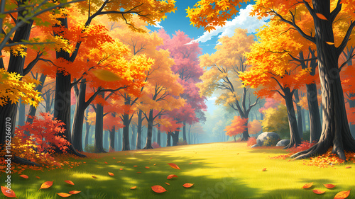 autumn in the forest