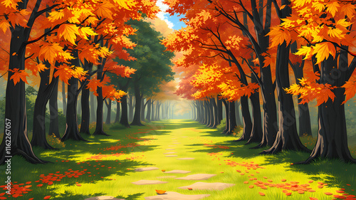 autumn in the park
