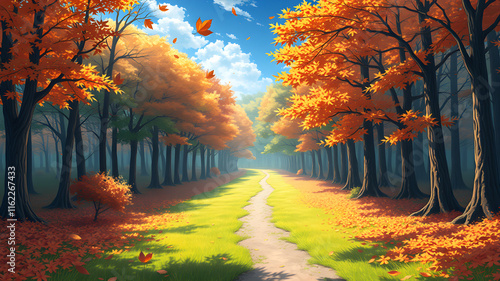 autumn in the forest