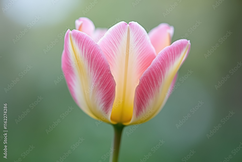 Fototapeta premium An elegantly delicate tulip in a garden