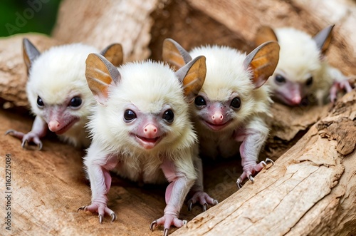 These adorable bat babies are a reminder of the importance of protecting our planet's biodiversity. photo