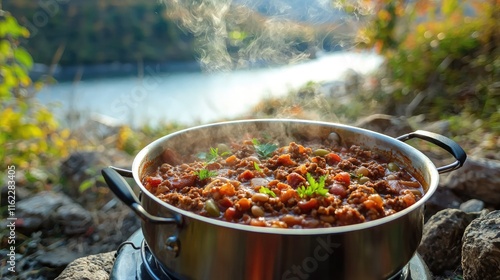 Chili by the Lake: A Campfire Cookout