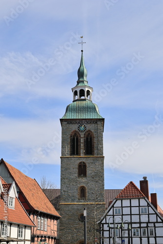 Blick auf die Katholische Kirche St. Aegidius im Zentrum von Rheda-Wiedenbrück photo