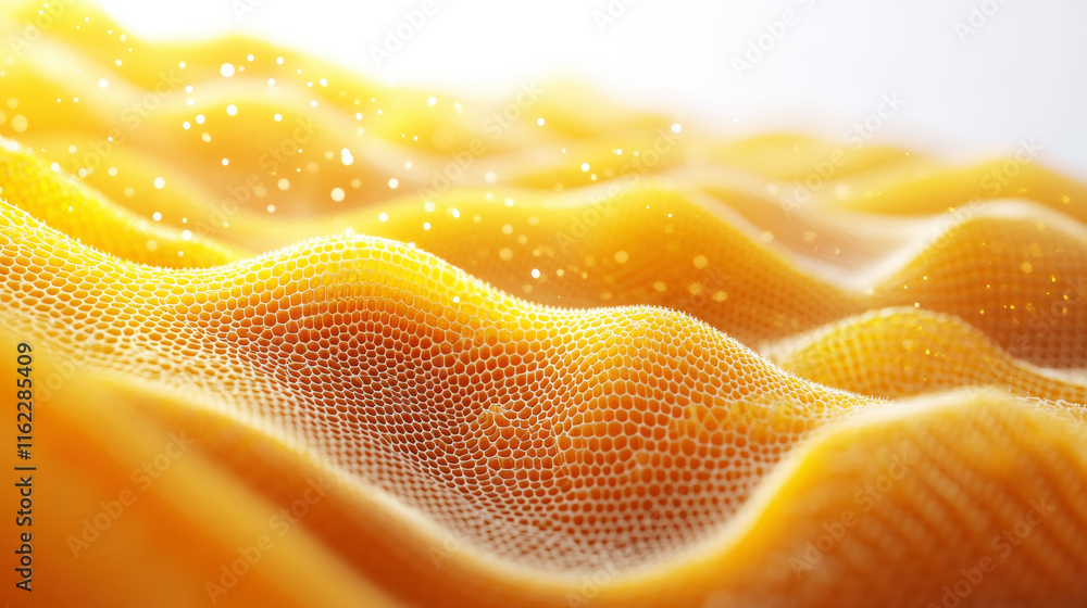 Abstract honeycomb macro texture. Agricultural or industrial layout. Aesthetic trend. Generative AI Abstract honeycomb macro texture. Agricultural or industrial layout. Aesthetic trend. Generative AI