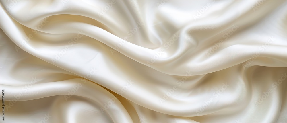 White cloth background abstract with soft waves White cloth background abstract with soft waves