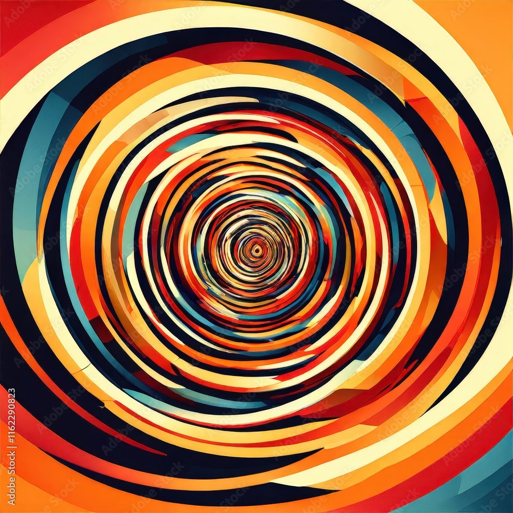 the AI Image Generator, Style Abstract Design with Concentric Circles the AI Image Generator, Style Abstract Design with Concentric Circles