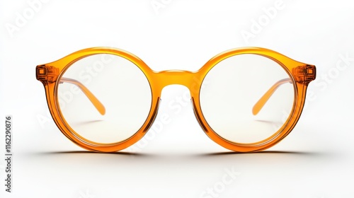 The Orange Round Eyeglasses