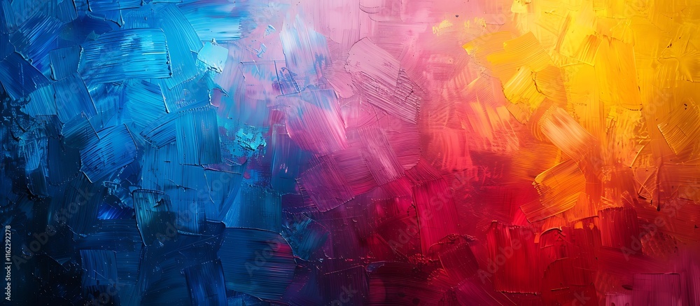 Textured abstract background, vibrant colors with oil painting style, space for text on right. Textured abstract background, vibrant colors with oil painting style, space for text on right.