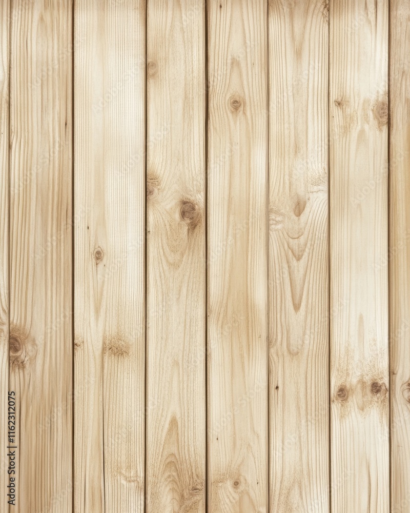 Fototapeta premium Light wooden texture with natural grain patterns, ideal for backgrounds and design projects.