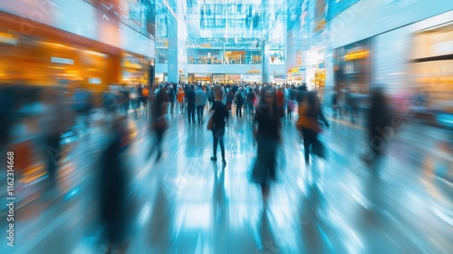 Wallpaper Mural The Blurred Urban Shopping Scene Torontodigital.ca