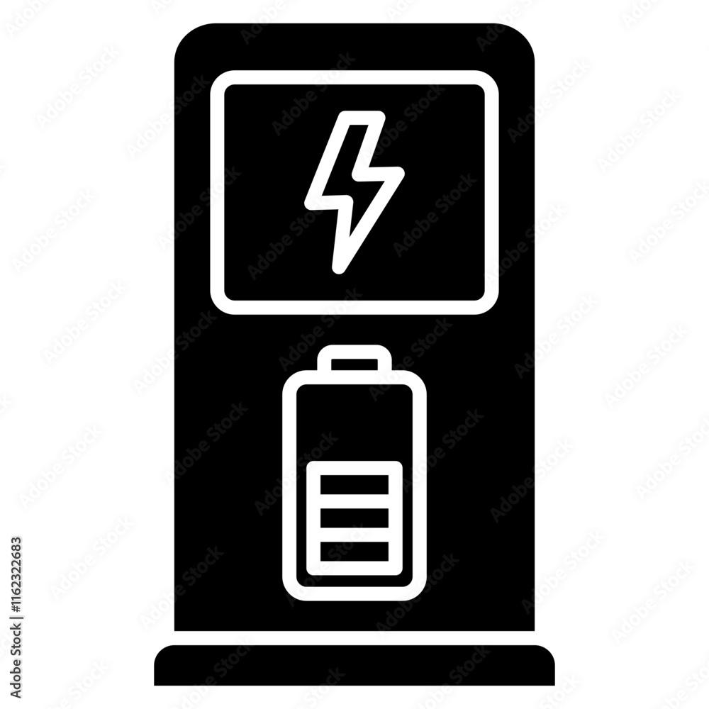 Fototapeta premium Charging Station icon