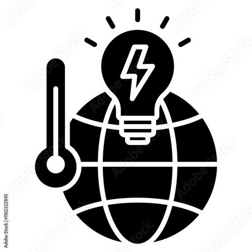 Geothermal energy icon