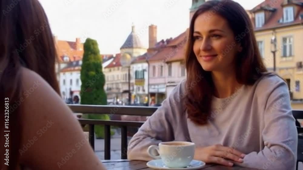 beautiful woman is enjoying her holiday very happy beautiful woman is enjoying her holiday very happy