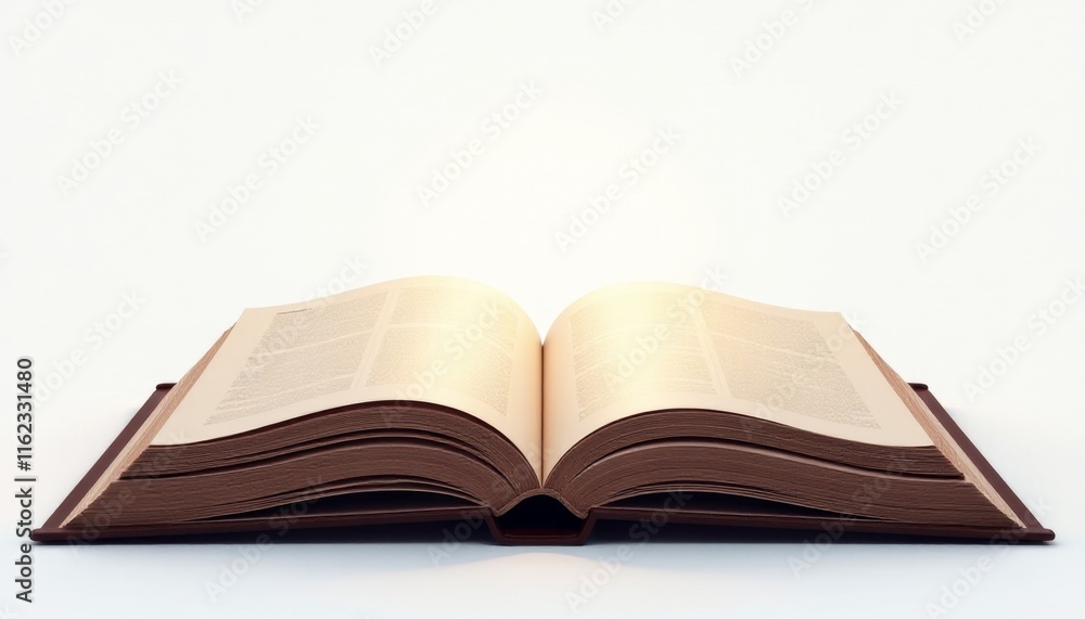 Open book radiating magic under shimmering lights in a tranquil blue backdrop Open book radiating magic under shimmering lights in a tranquil blue backdrop