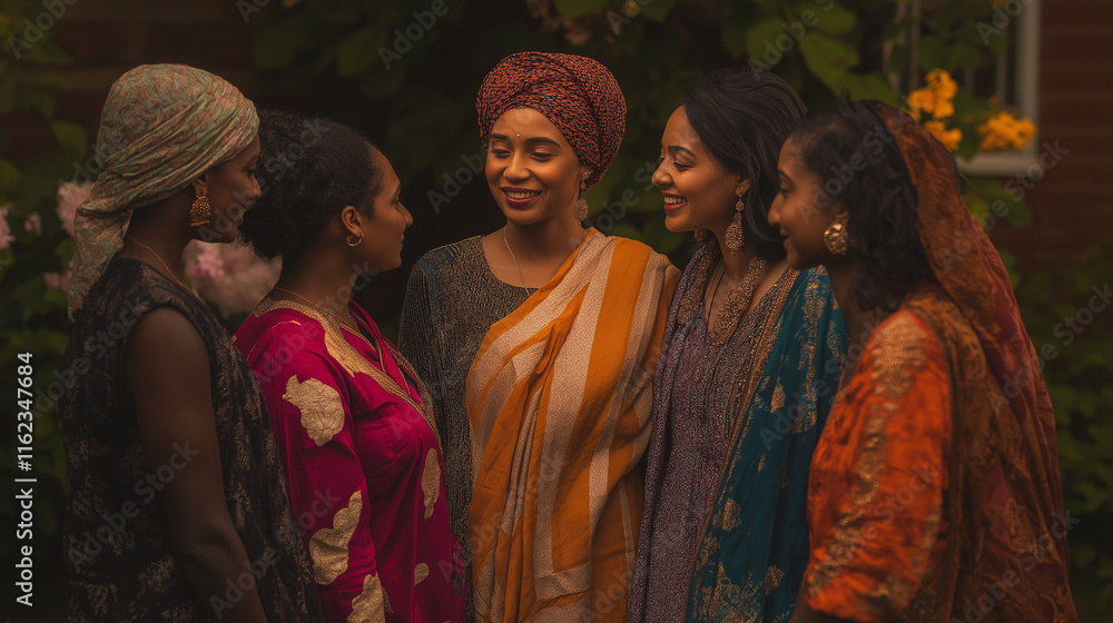 Fototapeta premium Empowering Women in Unity - Symbol of Diversity and Strength