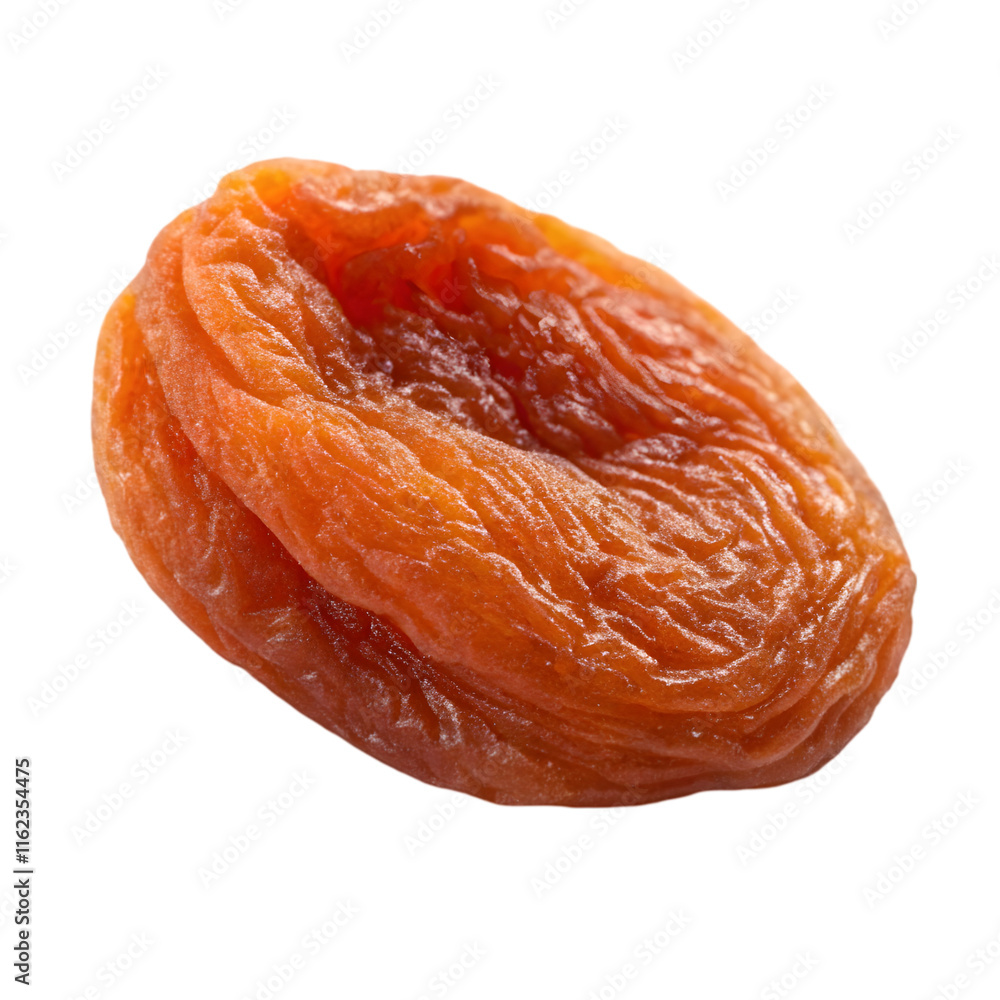 Dried apricot on transparent background Dried apricot on transparent background