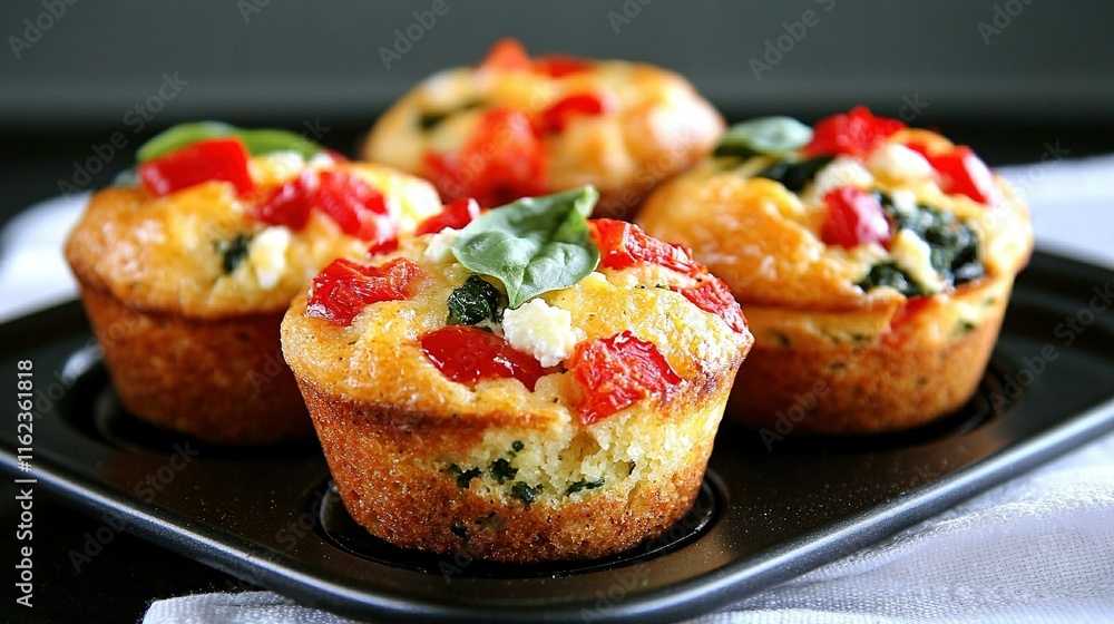 A zoomed-in photo of a muffin resting atop a table surrounded by more muffins A zoomed-in photo of a muffin resting atop a table surrounded by more muffins