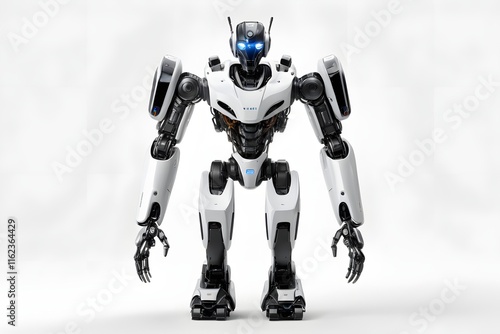 Robot with white background