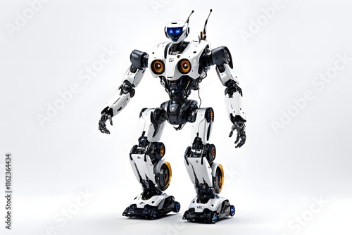 Robot with white background