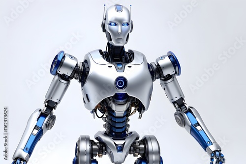 Robot with white background