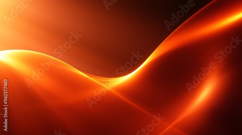 Abstract Orange Glow: A vibrant abstract background with flowing lines and a warm, orange glow.  The design features a captivating blend of color and movement.