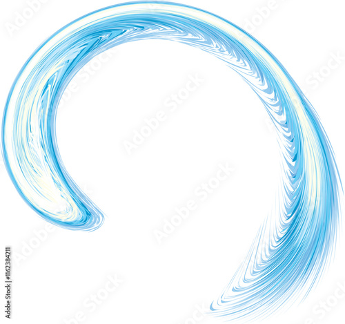 Bright circular yellow midpoint drawing furry pom shape art design. Fuzzy magic laser sphere form in modern creative fur line style. Lime color power sun boom ball symbol on dark night space for text