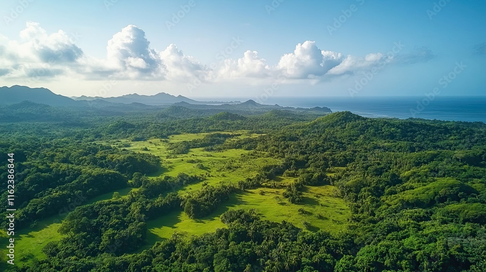 Breathtaking aerial view of a vast rainforest jungle, revealing the intricate canopy and diverse ecosystem from above. Breathtaking aerial view of a vast rainforest jungle, revealing the intricate canopy and diverse ecosystem from above.