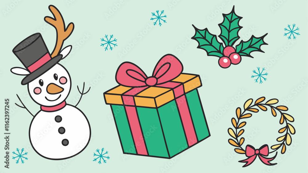 christmas celebration vector template design christmas celebration vector template design