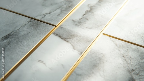 A minimalist linear design in muted gray and gold, ideal for high-end product packaging