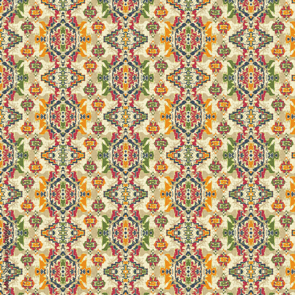 Colourfull Abstract batik and Ajrakh pattern ready to print Colourfull Abstract batik and Ajrakh pattern ready to print