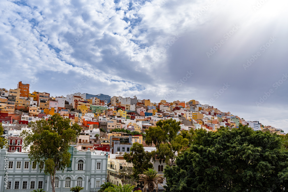 Landscape of the Risco de San Juan en Las Palmas de Gran Canaria Landscape of the Risco de San Juan en Las Palmas de Gran Canaria