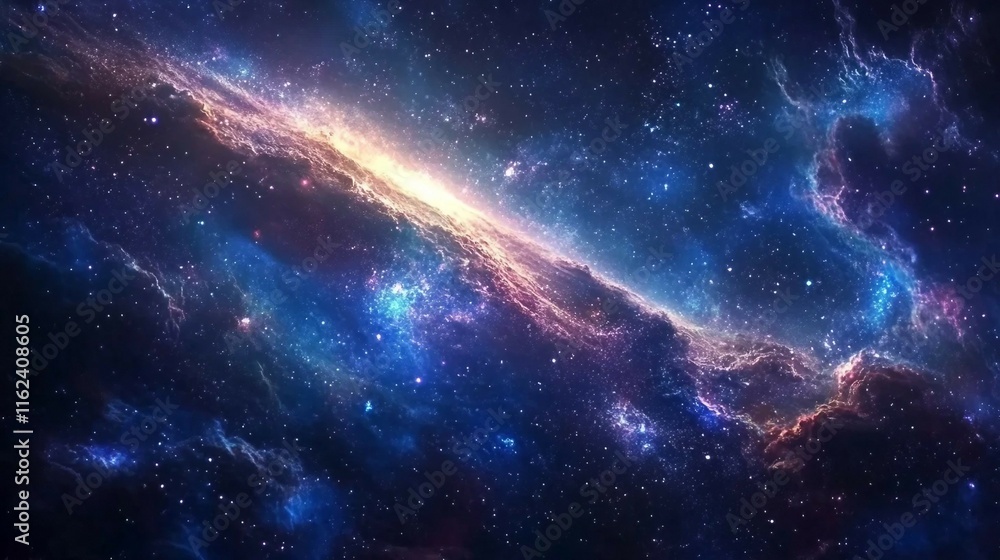 Fototapeta premium starry night sky, Milky Way