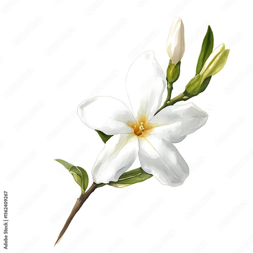 Captivating winter jasmine bloom artistic setting watercolor clipart floral environment lifelike viewpoint winter flower concept Captivating winter jasmine bloom artistic setting watercolor clipart floral environment lifelike viewpoint winter flower concept