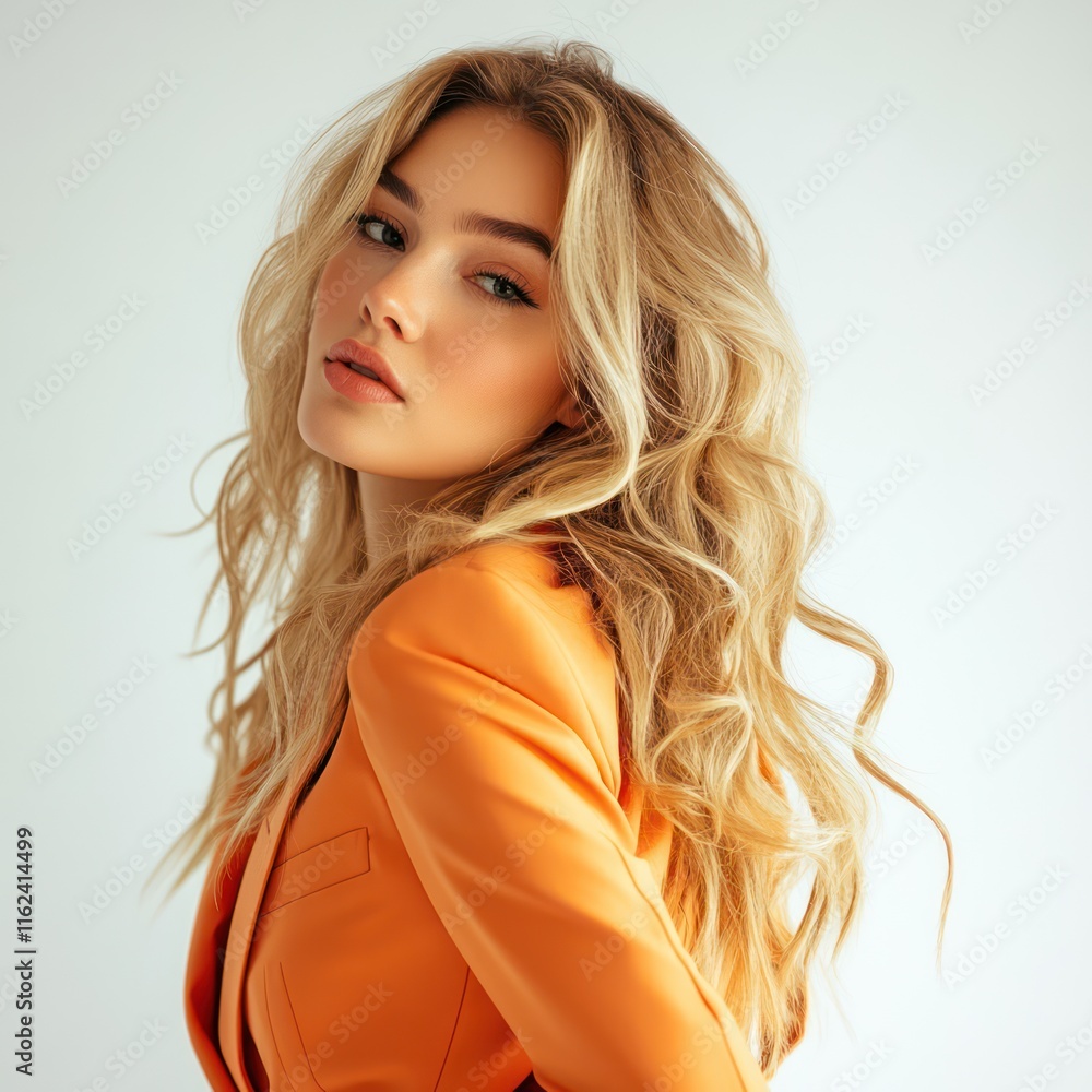 Fashion shooting in studio Professional Isolated on White Background Generative AI Fashion shooting in studio Professional Isolated on White Background Generative AI