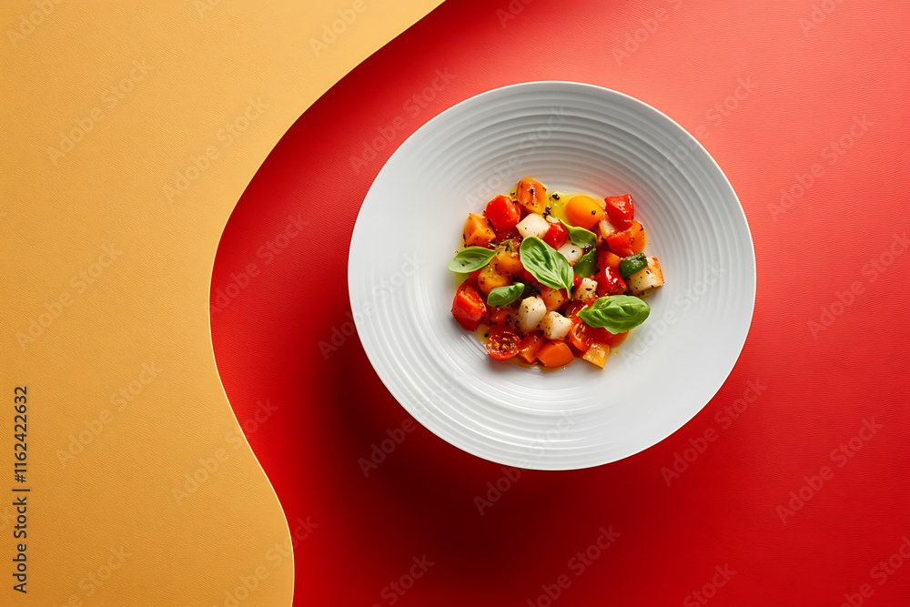 Vibrant Colorful Vegetable Salad Vibrant Colorful Vegetable Salad